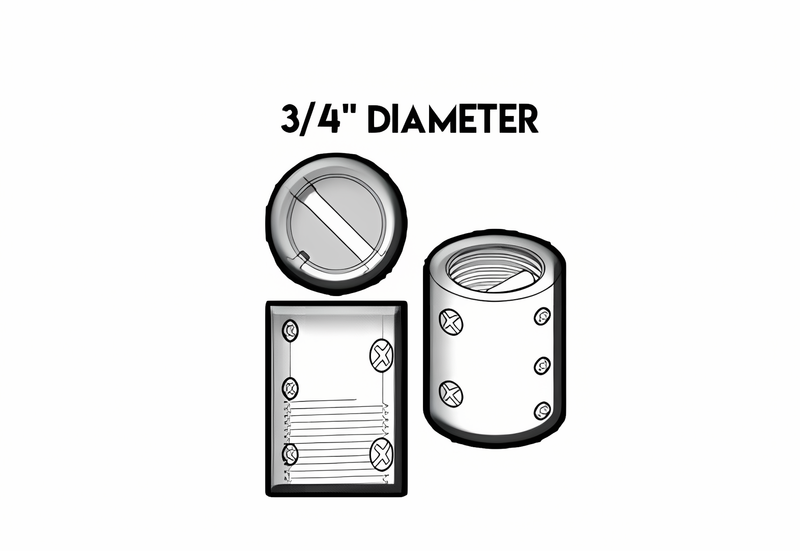 3/4 Diameter Extension Pole Coupler