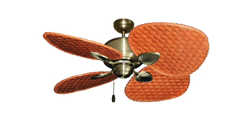 Palm Breeze II Ceiling Fan Tropical Fan Collection - High Performance Motor Remote Adaptable