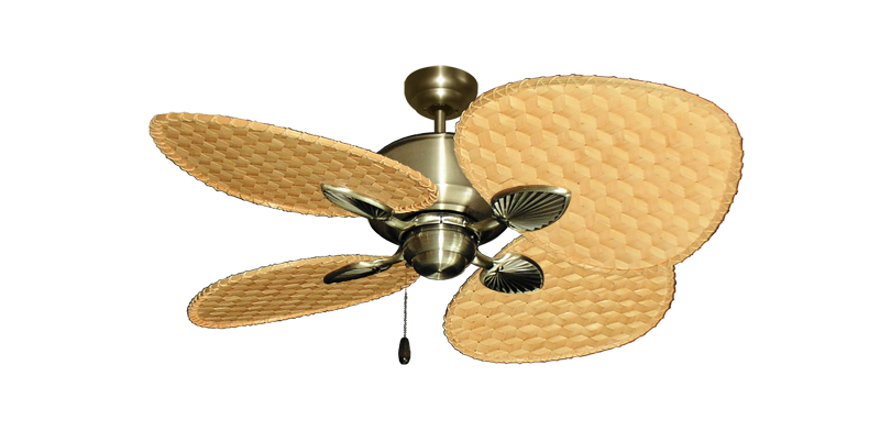 Palm Breeze II Ceiling Fan Tropical Fan Collection - High Performance Motor Remote Adaptable