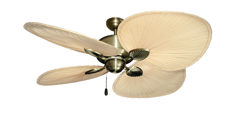 Palm Breeze II Ceiling Fan Tropical Fan Collection - High Performance Motor Remote Adaptable