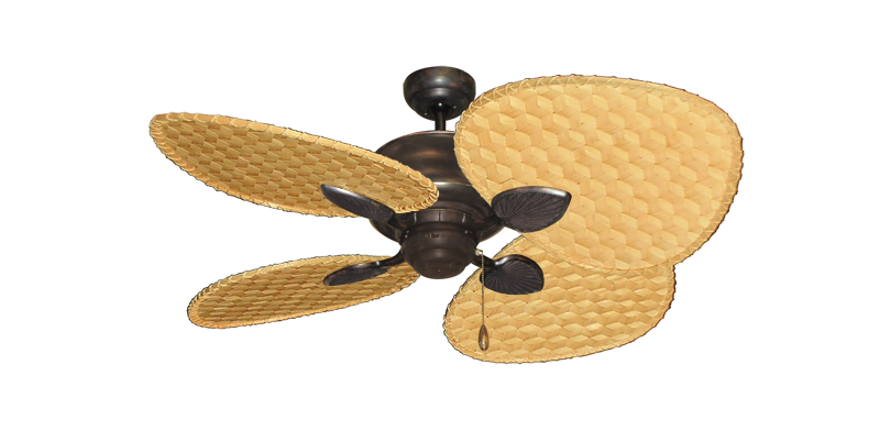 Palm Breeze II Ceiling Fan Tropical Fan Collection - High Performance Motor Remote Adaptable