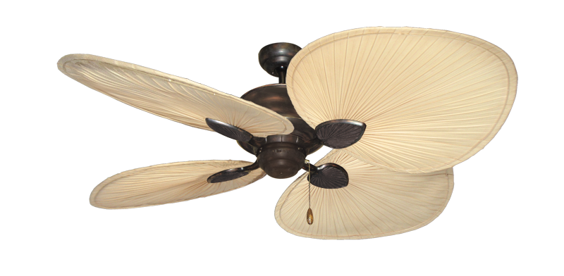 Palm Breeze II Ceiling Fan Tropical Fan Collection - High Performance Motor Remote Adaptable