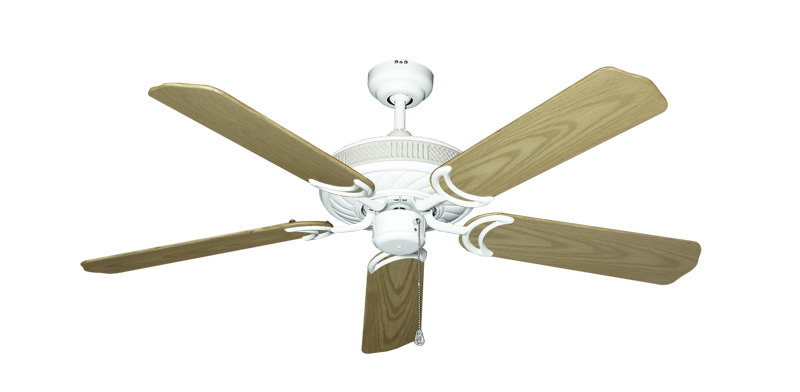 Atlantis Ceiling Fan Intricate Weave Traditional Collection - Wet Rated HD Motor Remote Adaptable