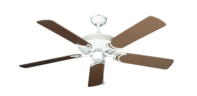 Atlantis Ceiling Fan Intricate Weave Traditional Collection - Wet Rated HD Motor Remote Adaptable