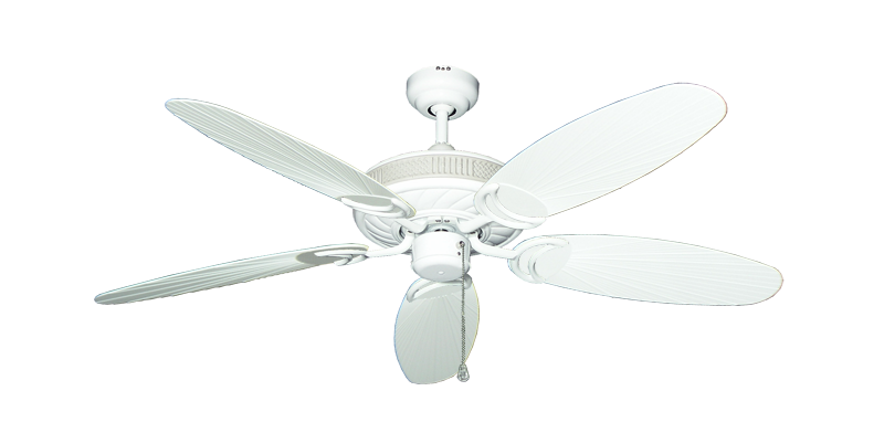 Atlantis Ceiling Fan Intricate Weave Traditional Collection - Wet Rated HD Motor Remote Adaptable