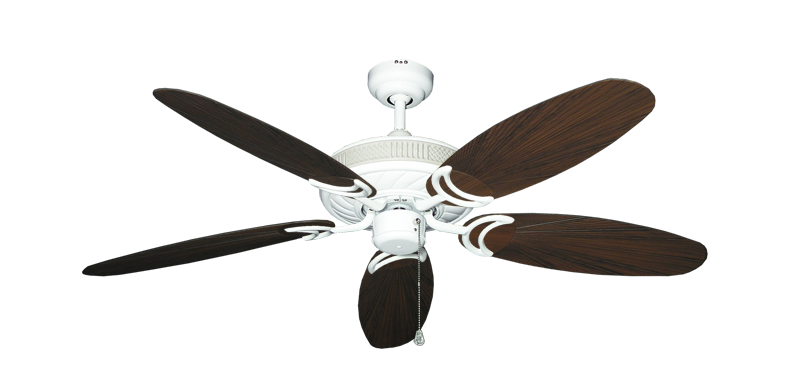 Atlantis Ceiling Fan Intricate Weave Traditional Collection - Wet Rated HD Motor Remote Adaptable