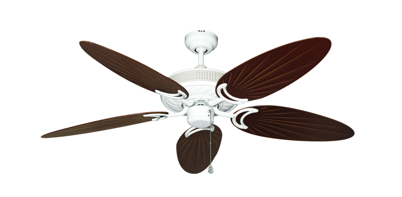 Atlantis Ceiling Fan Intricate Weave Traditional Collection - Wet Rated HD Motor Remote Adaptable