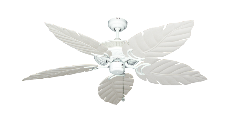 Atlantis Ceiling Fan Intricate Weave Traditional Collection - Wet Rated HD Motor Remote Adaptable