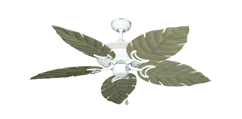 Atlantis Ceiling Fan Intricate Weave Traditional Collection - Wet Rated HD Motor Remote Adaptable