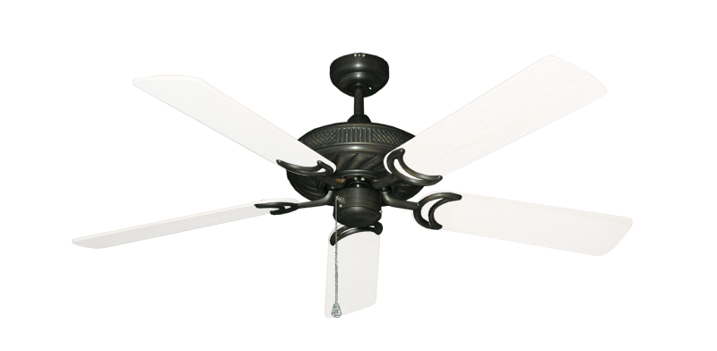 Atlantis Ceiling Fan Intricate Weave Traditional Collection - Wet Rated HD Motor Remote Adaptable