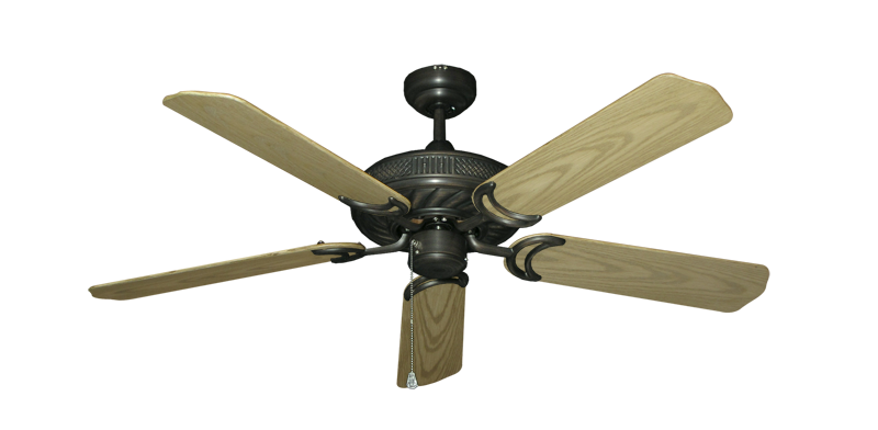 Atlantis Ceiling Fan Intricate Weave Traditional Collection - Wet Rated HD Motor Remote Adaptable