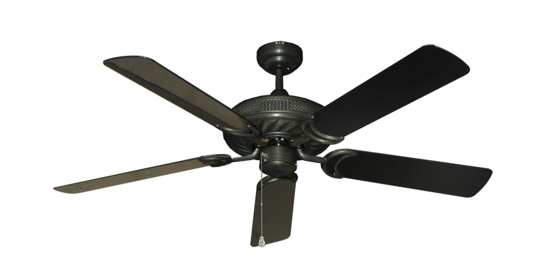 Atlantis Ceiling Fan Intricate Weave Traditional Collection - Wet Rated HD Motor Remote Adaptable