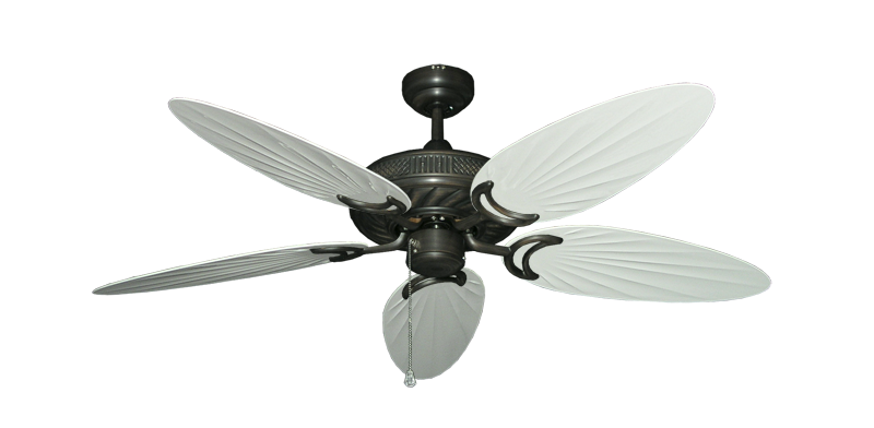 Atlantis Ceiling Fan Intricate Weave Traditional Collection - Wet Rated HD Motor Remote Adaptable