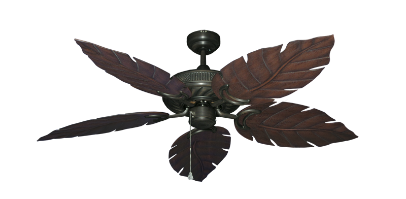 Atlantis Ceiling Fan Intricate Weave Traditional Collection - Wet Rated HD Motor Remote Adaptable