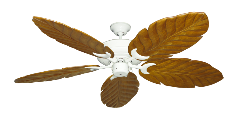 Raindance Nautical Blade Ceiling Fan - Wet Rated Outdoor w/ Stainless Steel Hardware