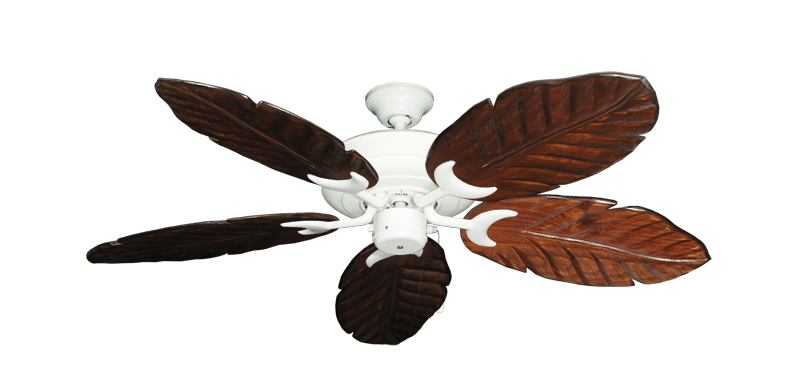 Raindance Nautical Blade Ceiling Fan - Wet Rated Outdoor w/ Stainless Steel Hardware