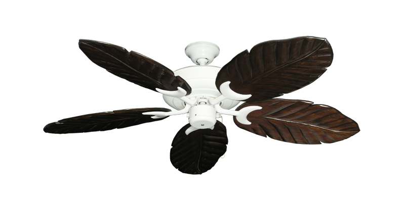 Raindance Nautical Blade Ceiling Fan - Wet Rated Outdoor w/ Stainless Steel Hardware