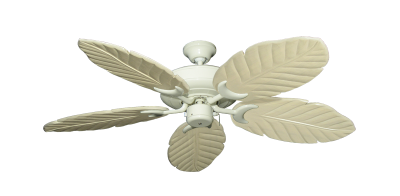 Raindance Nautical Blade Ceiling Fan - Wet Rated Outdoor w/ Stainless Steel Hardware