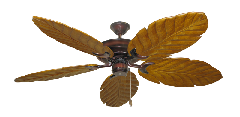 Raindance Nautical Blade Ceiling Fan - Wet Rated Outdoor w/ Stainless Steel Hardware