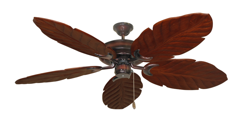 Raindance Nautical Blade Ceiling Fan - Wet Rated Outdoor w/ Stainless Steel Hardware