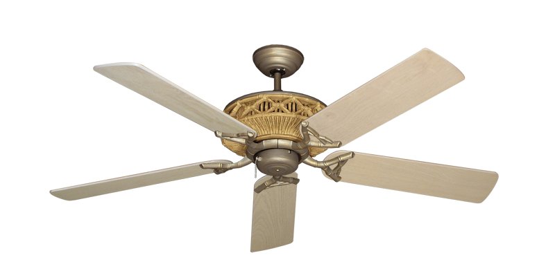 The Tiki Ceiling Fan Outdoor Collection - High Performance Motor Remote Adaptable