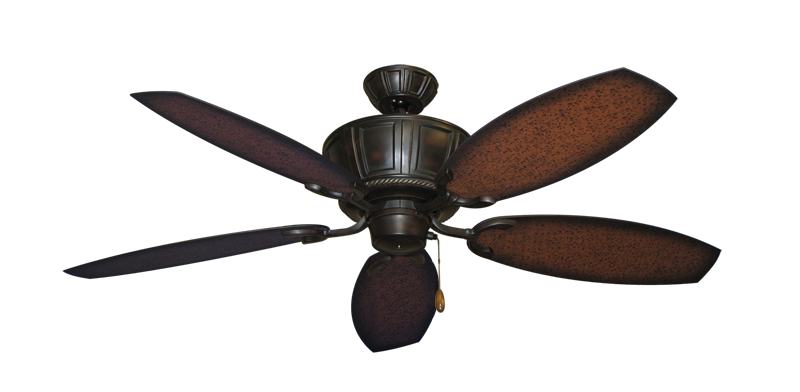 Centurion Ceiling Fan Traditional Collection Wet Rated Poly-Resin HD Motor Remote Adaptable