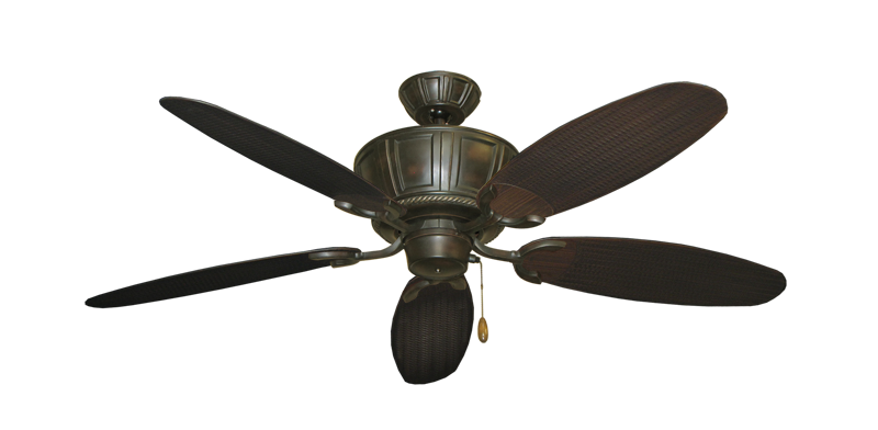 Centurion Ceiling Fan Traditional Collection Wet Rated Poly-Resin HD Motor Remote Adaptable