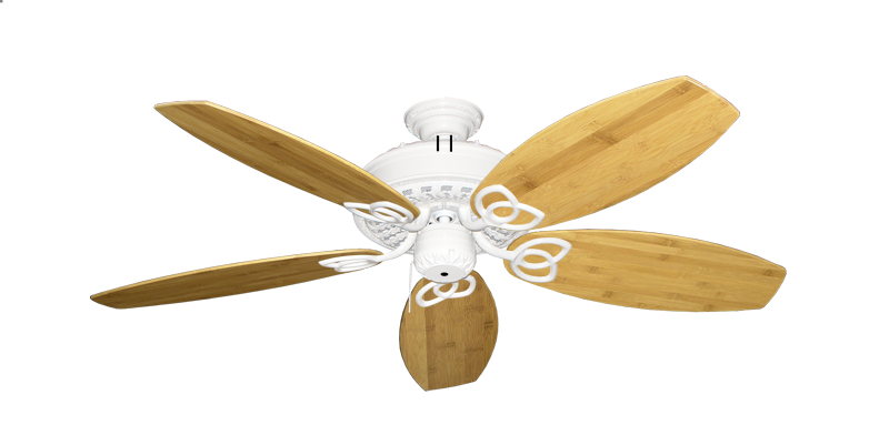 Renaissance 52" Ceiling Fan - Ornate Collection High Performance Motor Remote Adaptable