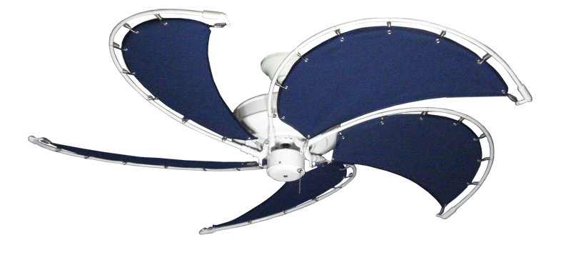 Raindance Nautical Blade Ceiling Fan - Wet Rated Outdoor w/ Stainless Steel Hardware