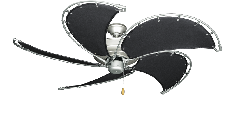 Raindance Nautical Blade Ceiling Fan - Wet Rated Outdoor w/ Stainless Steel Hardware