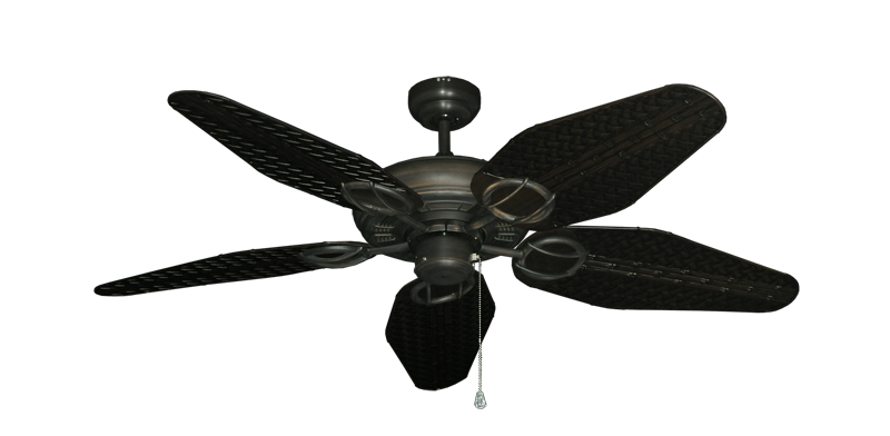 The Trinidad Cieling Fan Outdoor Collection Wet Rated High Performance Motor Remote Adaptable