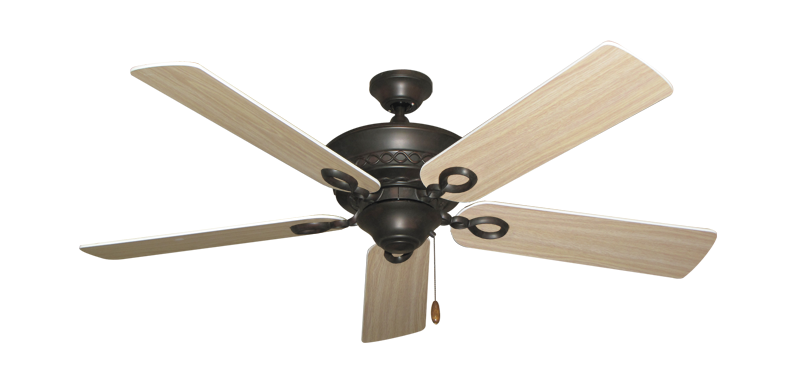 Infinity Oil Rubbed Bronze Ceiling Fan - Traditional Collection - High Performance Motor