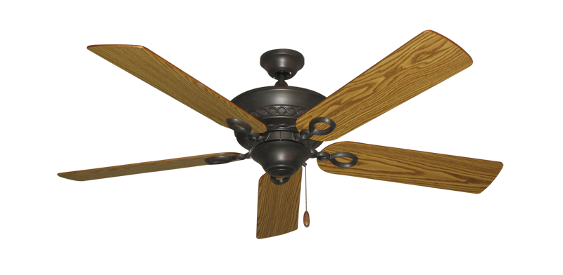 Infinity Oil Rubbed Bronze Ceiling Fan - Traditional Collection - High Performance Motor