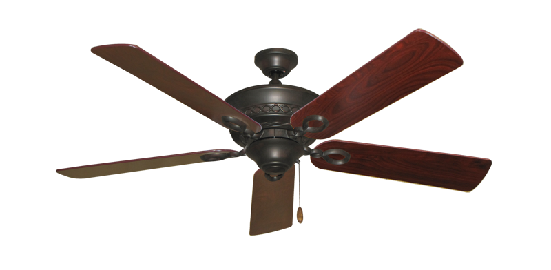 Infinity Oil Rubbed Bronze Ceiling Fan - Traditional Collection - High Performance Motor