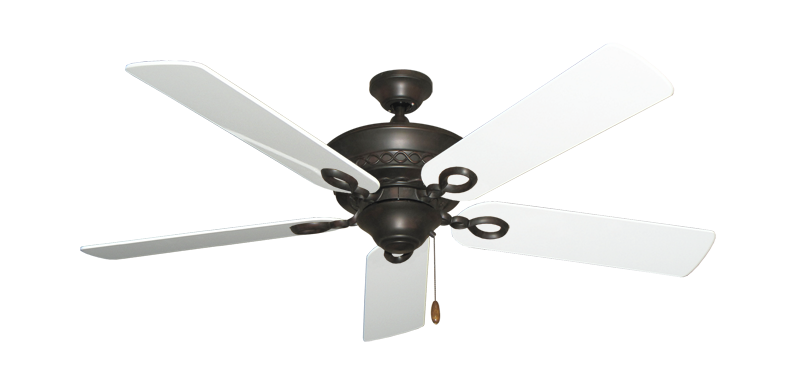 Infinity Oil Rubbed Bronze Ceiling Fan - Traditional Collection - High Performance Motor