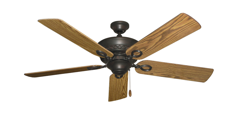 Infinity Oil Rubbed Bronze Ceiling Fan - Traditional Collection - High Performance Motor