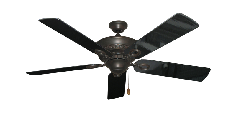 Infinity Oil Rubbed Bronze Ceiling Fan - Traditional Collection - High Performance Motor