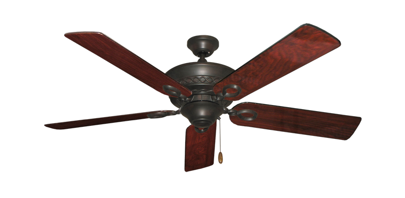 Infinity Oil Rubbed Bronze Ceiling Fan - Traditional Collection - High Performance Motor