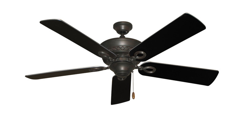 Infinity Oil Rubbed Bronze Ceiling Fan - Traditional Collection - High Performance Motor