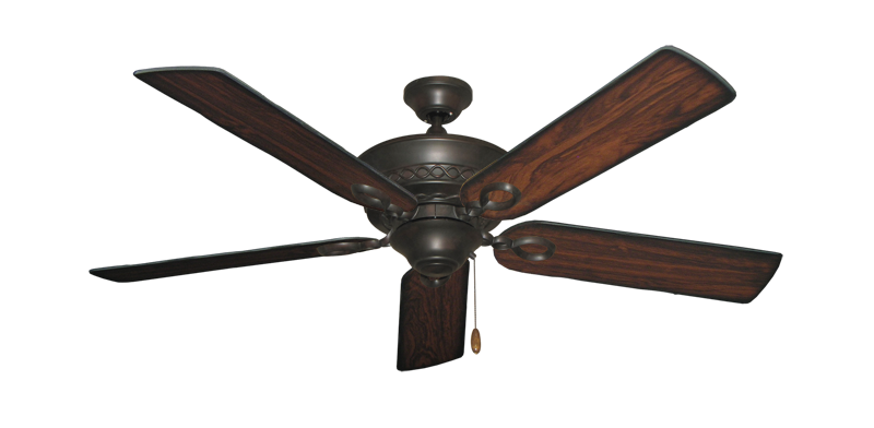 Infinity Oil Rubbed Bronze Ceiling Fan - Traditional Collection - High Performance Motor