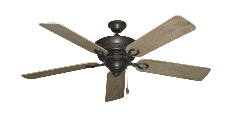 Infinity Oil Rubbed Bronze Ceiling Fan - Traditional Collection - High Performance Motor