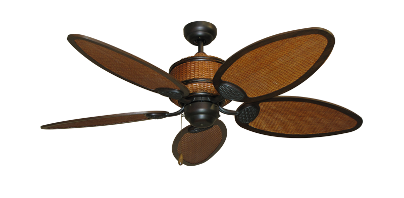 Cane Isle Ceiling Fan  52" Oil Rubbed Bronze - Tropical Fan Collection - High Performance Motor