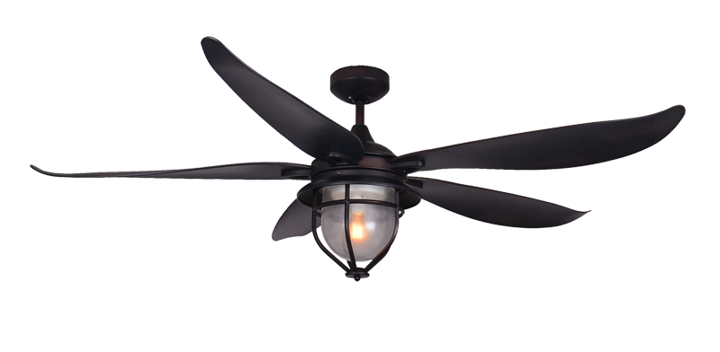 St. Augustine 59" Ceiling Fan Indoor / Outdoor w/Remote - High Efficiency DC Motor