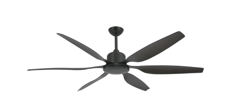 Titan II 66" Ceiling Fan Modern Collection Indoor / Outdoor 6 speed w/Remote - High Efficiency DC-Motor