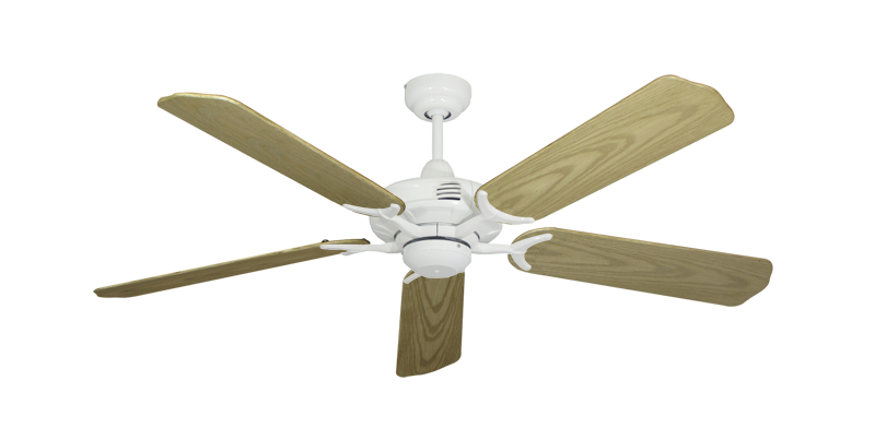 Coastal Air 52" Ceiling Fan Traditional Collection - Wet Rated Remote Adaptable - High Efficiency DC Motor