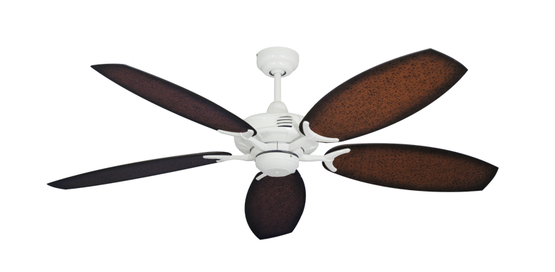 Coastal Air 52" Ceiling Fan Traditional Collection - Wet Rated Remote Adaptable - High Efficiency DC Motor