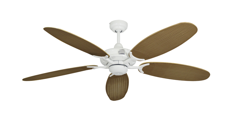 Coastal Air 52" Ceiling Fan Traditional Collection - Wet Rated Remote Adaptable - High Efficiency DC Motor