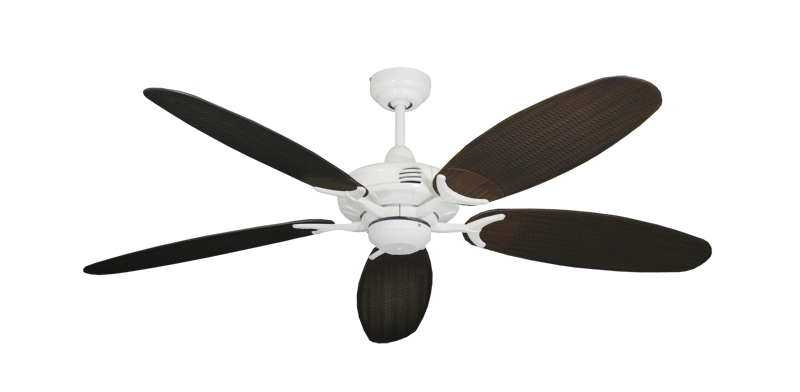 Coastal Air 52" Ceiling Fan Traditional Collection - Wet Rated Remote Adaptable - High Efficiency DC Motor