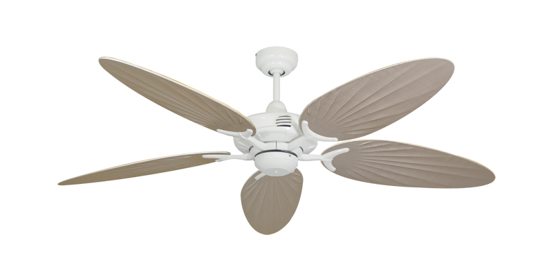 Coastal Air 52" Ceiling Fan Traditional Collection - Wet Rated Remote Adaptable - High Efficiency DC Motor