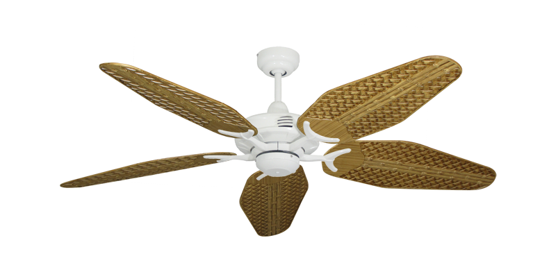 Coastal Air 52" Ceiling Fan Traditional Collection - Wet Rated Remote Adaptable - High Efficiency DC Motor